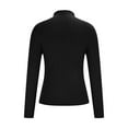 thumbnail image 5 of WXLWZYWL Ribbed Knit Turtleneck Tops for Women Long Sleeve Sweaters Stretcht Slim Fitted Going out Tops, 5 of 6