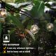 thumbnail image 4 of Guirnalda de luces para interior y exterior, 25 + 2 bombillas, resistente al agua, 7,6 m, color blanco cálido, para patio, cafetería, jardín, fiestas, Navidad, vacaciones..., 4 of 5