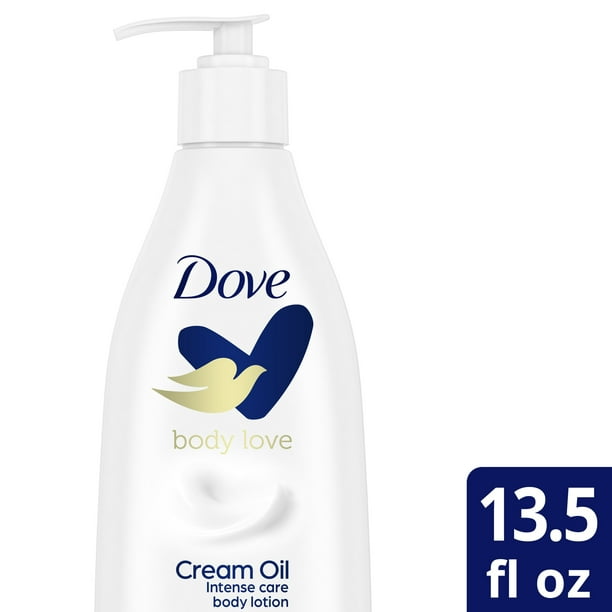 plotseling Doe alles met mijn kracht een miljard Dove Body Love Cream Oil Intense Care Body Lotion 13.5 fl Oz - Walmart.com