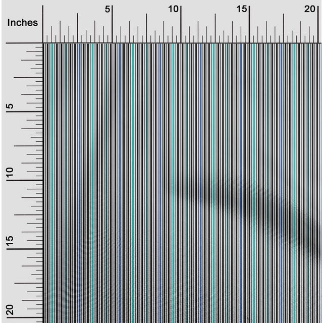 oneOone Viscose Jersey Fabric Multicolor Stripe Printed Fabric 1 Yard 60 Inch Wide