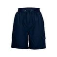 thumbnail image 5 of cllios Cargo Shorts for Men Summer Casual Work Shorts Fitness Workwear Cargo Shorts with Multi Pockets Cargo Shorts for Men Under $5 Navy,L, 5 of 8