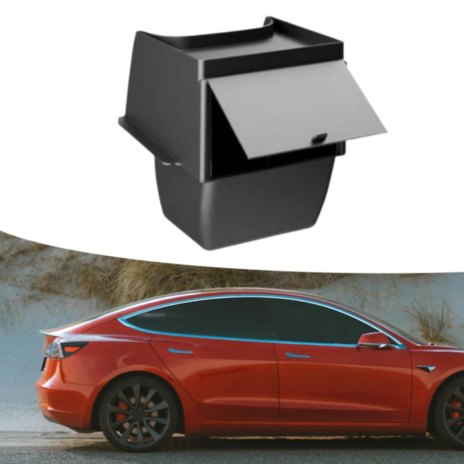 JISADER Rear Center Organizer Auto Storage Tray for Model Y 21-24 Auto