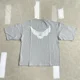 thumbnail image 3 of Camiseta para hombre, ropa de calle, moda Dove Kanye West YZY, camiseta más grande, camisetas casuales para mujer, camisetas Harajuku Hip Hop, camiseta de gran tamaño, 3 of 5