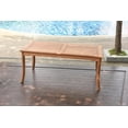 thumbnail image 5 of 7-Piece Teak Dining Set: 83" Rectangle Table + 6 Wave Stacking Arm Chairs, 5 of 9
