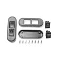 thumbnail image 2 of Embedded Wire Switch Black Duplex Switch Straight-Through Rocker Switch Suitable for Dual-Control D, 2 of 5