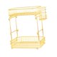 thumbnail image 3 of Especiero con ganchos, resistente, desmontable, ahorra espacio, organizador de baño, fruta Oro, 3 of 9