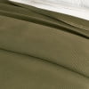 thumbnail image 3 of Great Bay Home 100% Cotton Soft All-Season Waffle Weave Knit Blanket  (Twin, Olive Green), 3 of 5