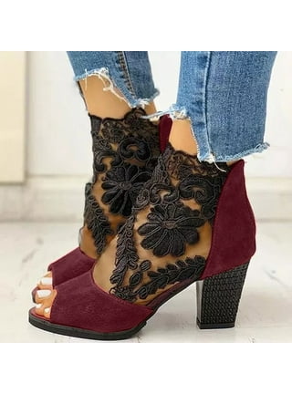 Closed toe booties cheap