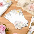 thumbnail image 3 of Sevenstars 100 PCS Tulip Paper Napkins Flower Paper Hand Towels for Bathroom Spring Disposable Napkins for Party Supplies, 3 of 6