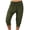 Army Green, variant on Women's Capri Pants Cropped Joggers with Pockets Workout Pants Athletic Boho Palazzo Trousers Bermuda Shorts,Orange,XXL
