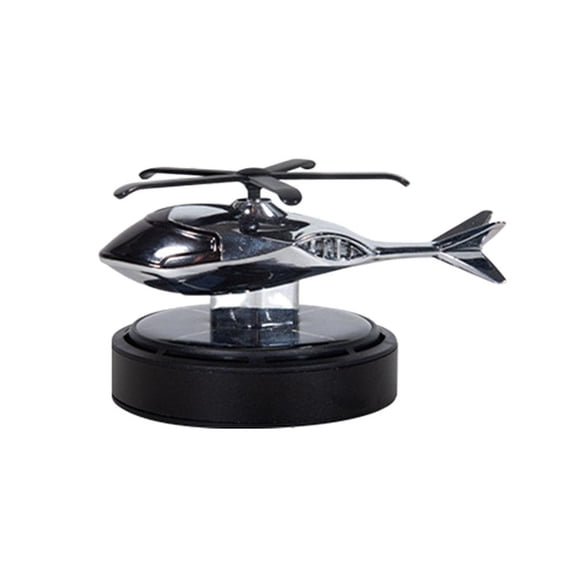 Solar Car #air# Freshener Diffuser Helicopter Aromatherapy Rotating Perfume Q P2S9