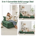 thumbnail image 3 of BEHOST 4 Pack 3-in-1 Convertible Folding Futon Sofa Bed for Adults, Green, 3 of 8