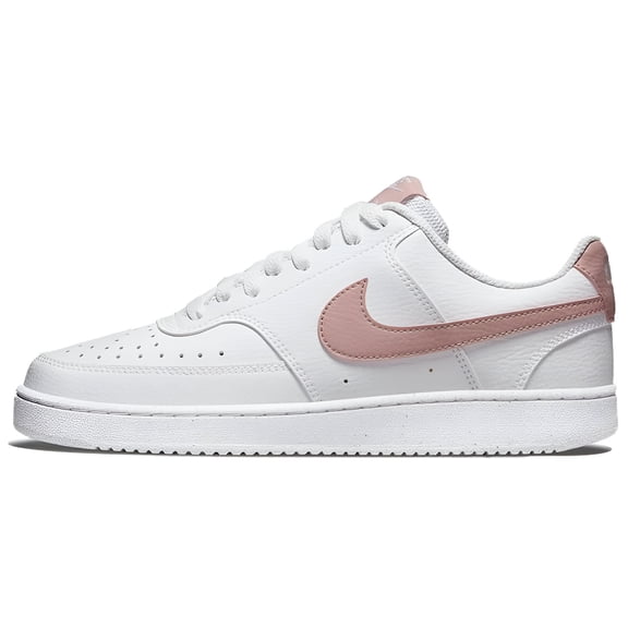 Nike Court Vision Low Next Nature Womens Shoes Size 7.5, Color: White/Pink Oxford