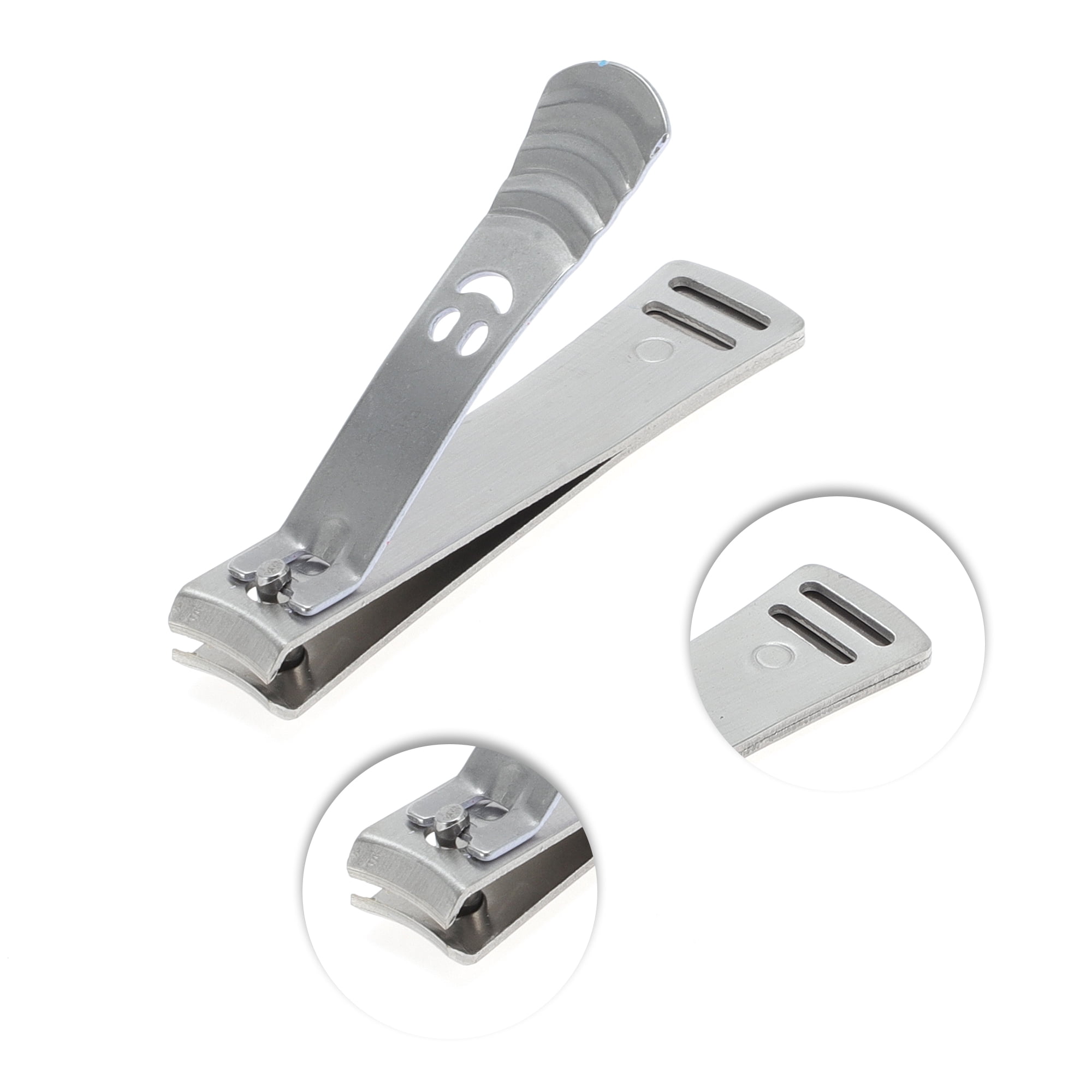 Unique Bargains Portable Laugh Face Nail Clipper 1 Pc Silver Tone, White, Green