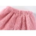 thumbnail image 4 of CAIVO Girls Solid Color Loungewear Fall Winter Hooded Cozy Pajama Sets Toddler Kids 2 Piece Long Sleeve Tops Pants, 4 of 9