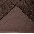 thumbnail image 3 of Better Trends 26"x 26" Euro Pillow Sham 100% Cotton Pillow Cover Medallion Design Machine Washable (Chocolate) Rio Collection, 3 of 5