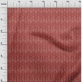 thumbnail image 2 of oneOone Tissu Georgette Viscose Rouge Petit Motif Bandhani Matériel de Robe Tissu Imprimé Tissu au Mètre 42 Pouces de Large, 2 of 4