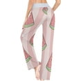 thumbnail image 4 of GZHJMY Women's Pajama Pants Watermelon Print Comfy Stretch Sleepwear Essentials womens Lightweight Lounge Terry Pajama Pant, Large, 4 of 6