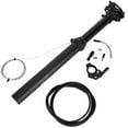 thumbnail image 2 of Bike Seatpost, Convenient to Use Simple  Bike Control Wire Seatpost, for Road Bicycle Mountain Bike Riding Accessory External Wiring 31.6MMx375MM,External Wiring, 2 of 7