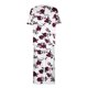 thumbnail image 5 of Conjuntos Cortos para Mujeres Impresión Floral de Verano Casual Manga Corta Cuello Redondo Y Pantalones Recortados Conjunto de Poliéster, Traje de Verano Casual, 5 of 8