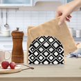 thumbnail image 5 of Ryvnso Checkered Geometry Plaid Pattern Acrylic Napkin Holder Table Kitchen Paper Tissue Organization, 5 of 7