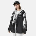 thumbnail image 3 of Gaeub Monochrome Giraffe Expression Men's and Women's UPF 50+ Long-Sleeved Sun Protection Clothing, Fishing Shirt Long Sleeve Zip-XX-Large, 3 of 7