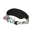 thumbnail image 3 of Kll Sport Sun Visor Hats Ball Caps Empty Top Baseball Sun Cap For Men Women-Fun Animal With Unicorn, 3 of 8
