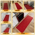thumbnail image 2 of Ottomanson Extra Long Hallway Runner Rug 3x10 Non-Slip Rug for Kitchen or Bedroom, 2'7" x 10', Red, 2 of 12