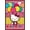 Mahogany Framed Version, variant on Hello Kitty: 19 Core Balloon Wall Poster, 22.375" x 34", Framed