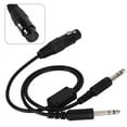 thumbnail image 3 of PENGXIANG For Airbus XLR To GA Dual Plug 5 Pin Headset Adapter Cable Aviation Headphone Cable, 3 of 9