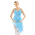 thumbnail image 2 of MSemis Women Girls Gymnasitc Ballet Dance Leotard Dress Skirt, 2 of 5