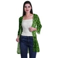 thumbnail image 2 of Moomaya Viscose Georgette Printed Short Shrug Long Sleeves Cardigans For Women, 2 of 5
