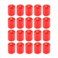 thumbnail image 3 of 20 tapones de goma de 19 mm de diámetro interior, tapas de tornillos y tornillos redondos de PVC, protectores de rosca rojos, 3 of 4