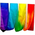 thumbnail image 2 of Woeilo Women 1 Piece Hand Painted Silk Flow Ribbon Streamer with Rods Worship Flags for Dance, 2 of 5