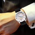 thumbnail image 4 of Neutral Quartz Watch - Alloy and Glass, Classic Style, Moderate Dial Size, High Quality Construction, 4 of 7