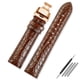 thumbnail image 3 of Correa de piel de cocodrilo para reloj Longines Master Omega con cierre de mariposa para hombre y mujer, 12, 14, 16, 18, 20, 22 y 24 mm, 3 of 5