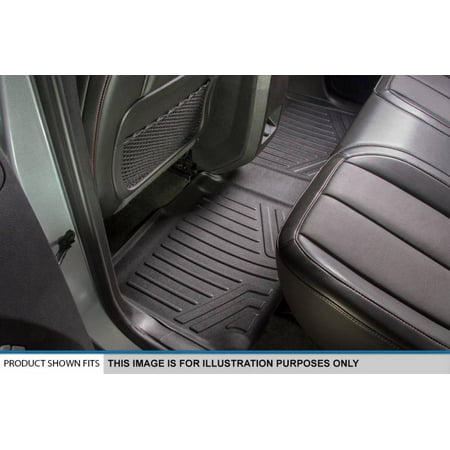Maxliner 2017 2019 Gmc Acadia With Bucket Seats Floor Mats Second And Third Row Black B0230