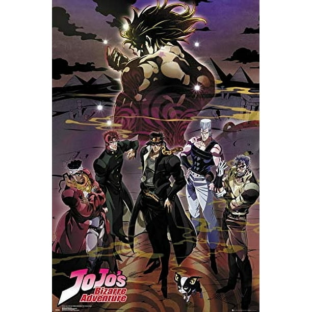 JoJo's Bizarre Adventure Poster Limited Anime Version, Size 24x36
