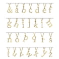 thumbnail image 3 of Precious Stars Unisex 14K Yellow Gold 0.02 CTW White Diamond Initial A Pendant Necklace, 3 of 3