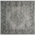 thumbnail image 2 of SAFAVIEH Vintage Kynaston Traditional Area Rug, Light Blue, 8' x 8' Square, 2 of 7