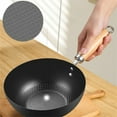 thumbnail image 3 of Non-stick Frying Pan for Flat Bottom Wok Iron Pots Kitchen Cookware 18-28CM, 3 of 11