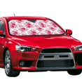 thumbnail image 2 of Kdxio Peonies And Roses Print Front Windshield Sun Shade,Folding Auto Sunshade for Car Truck SUV-, 2 of 7