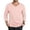 Pink, variant on Men's Casual Solid Color V Neck Pullover Shirt Faddish Long Sleeve Soft Casual Basic T Shirts Lightweight Slim Fit Sports Shirt