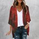 thumbnail image 1 of Cárdigan de mujer Cárdigan de Halloween Chaqueta estampada de moda Chaqueta estampada de verano de manga larga Chaqueta cárdigan Chaqueta Cárdigan de gasa para mujer, 1 of 5