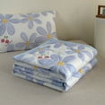 thumbnail image 6 of Washed Summer Quilt Thin Air Conditioning Quilt | Soft Breathable Whole Silk Filling | Multicolor 200x150cm | Lightweight Washable Durable Printed Design, 6 of 7