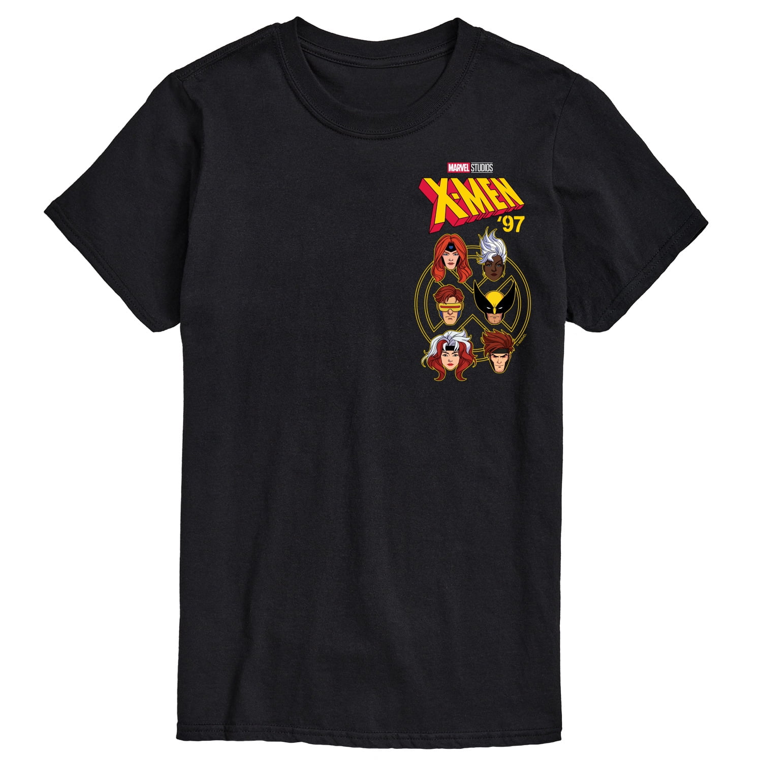 Marvel - X-Men Character Head Short Sleeve Graphic T-Shirt