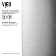 thumbnail image 3 of Vigo VGR3320BL 33'' Double Bowl Farmhouse Kitchen Sink, 3 of 10
