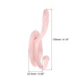 thumbnail image 2 of Unique Bargains Wall Mounted Coat Hooks, 1Pcs Towel Hook/Adhesive Hooks, Robe Hooks Decorative for Kitchen (Pink), 2 of 7