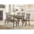 thumbnail image 2 of Pemberly Row 6 Piece Wood Dining Set in Gray, 2 of 9