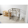 thumbnail image 3 of Kingston Brass VSP2522A6 Steel Console Sink Base, Polished Nickel, 3 of 7